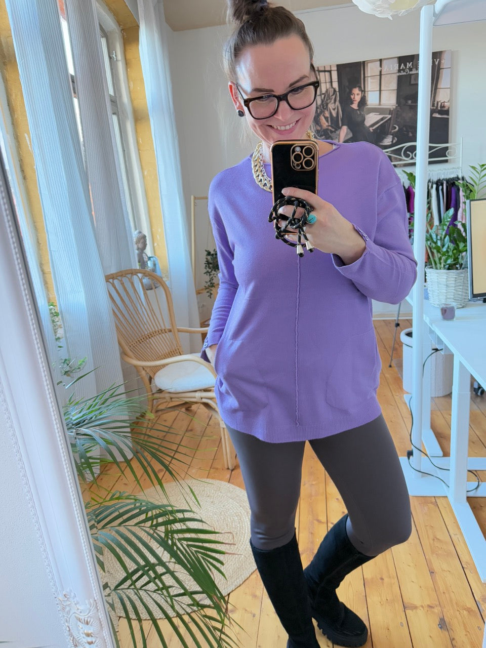 Pulli Mona Lavendel