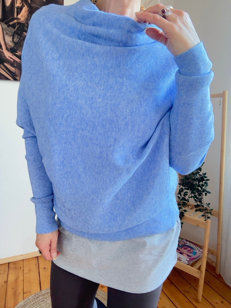 Pulli Mimi Morgenschön Hellblau meliert