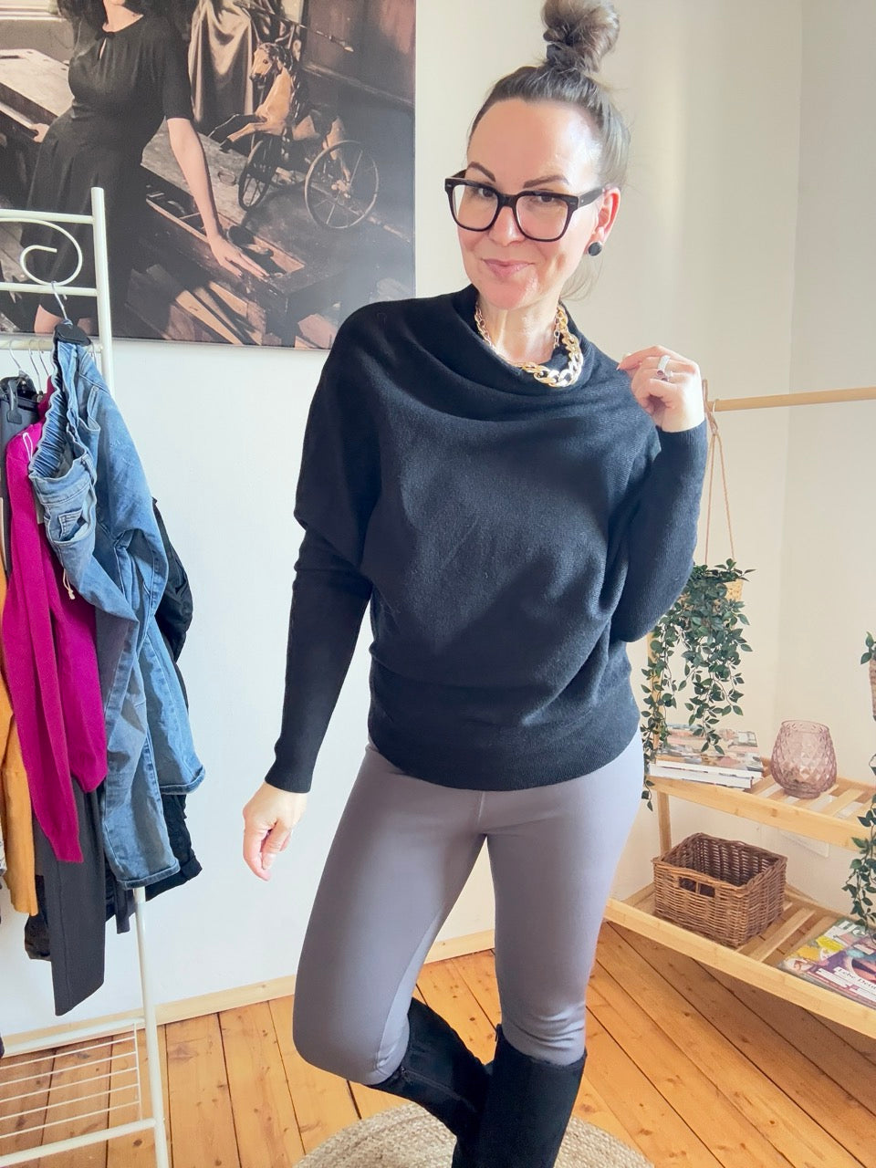 Pulli Mimi Morgenschön Schwarz