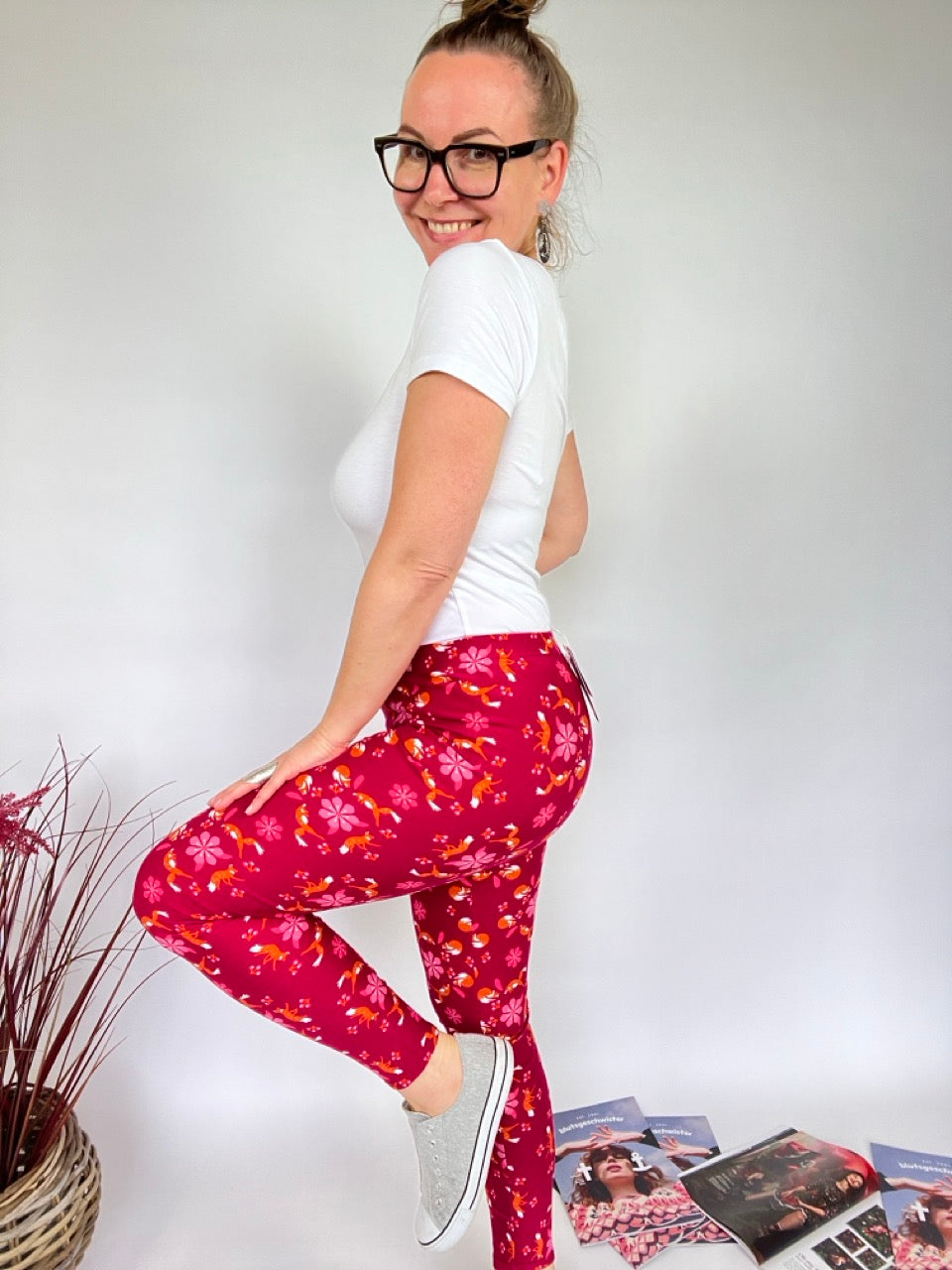 Thermo Leggings Flower Fox