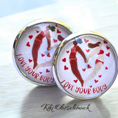 Ohrstecker Kiki Love Your Body 16mm