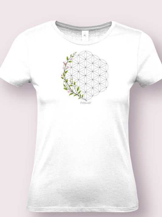 Shirt Edelmädel Premium Blume des Lebens