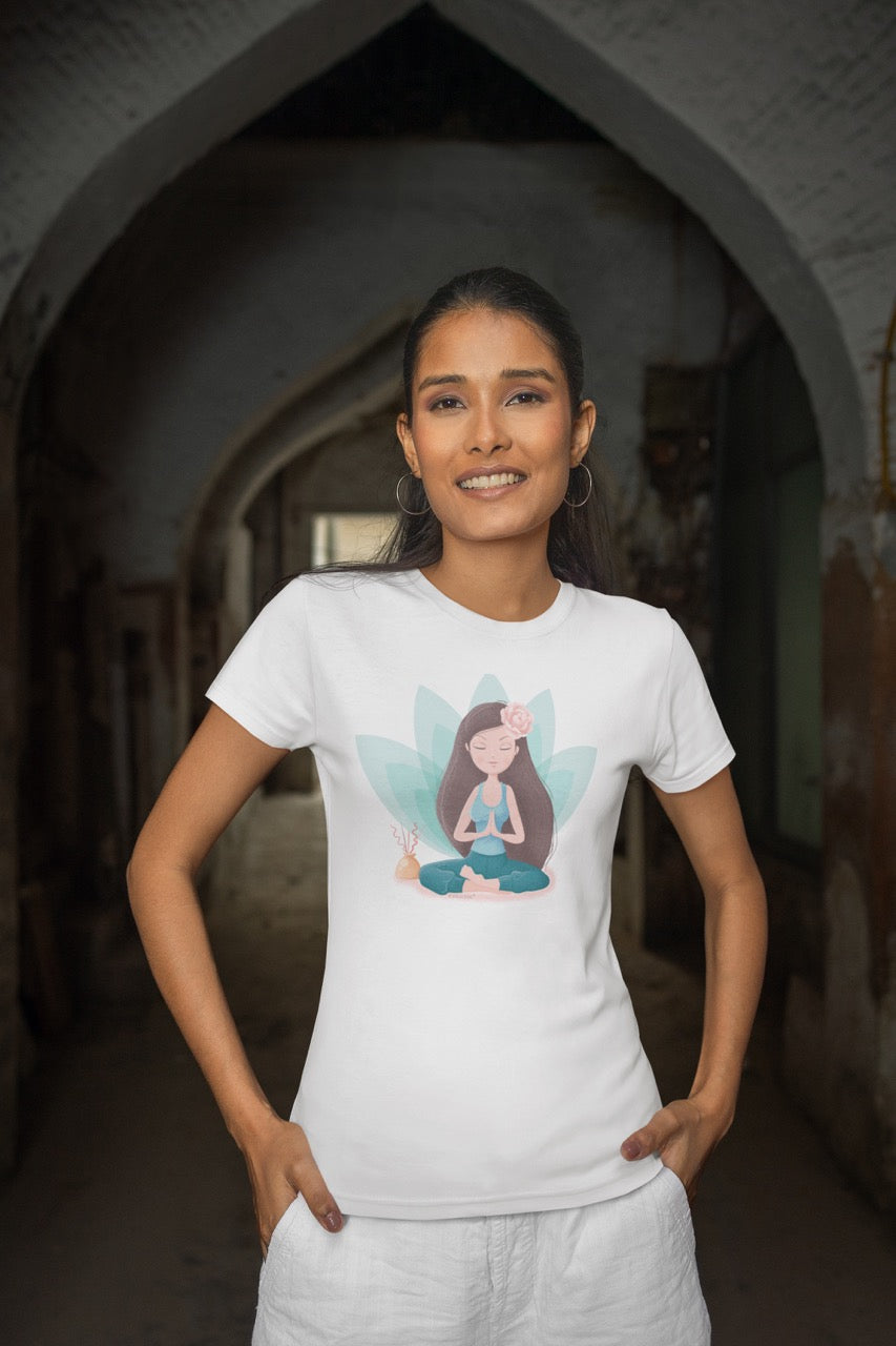 Edelmädel Bio Shirt Yoga Girl in vielen Farben