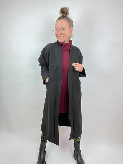 Mantel Kimono Style Schwarz