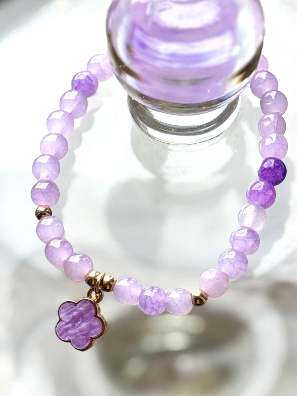 Armband Edelstein Violett - FROLLEIN KÄTHE Shop