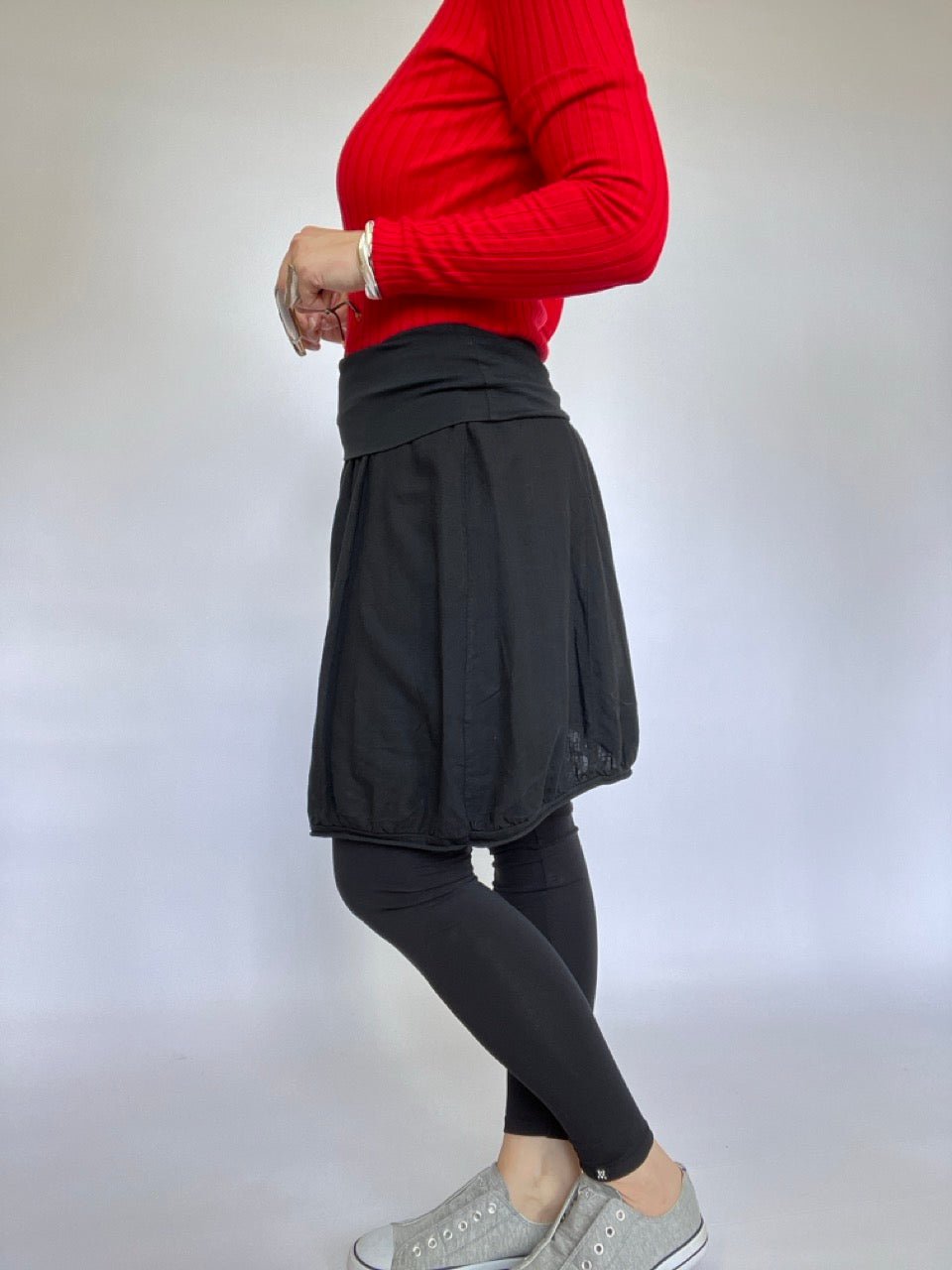 Ballonrock Sonnenschön Schwarz - FROLLEIN KÄTHE Shop