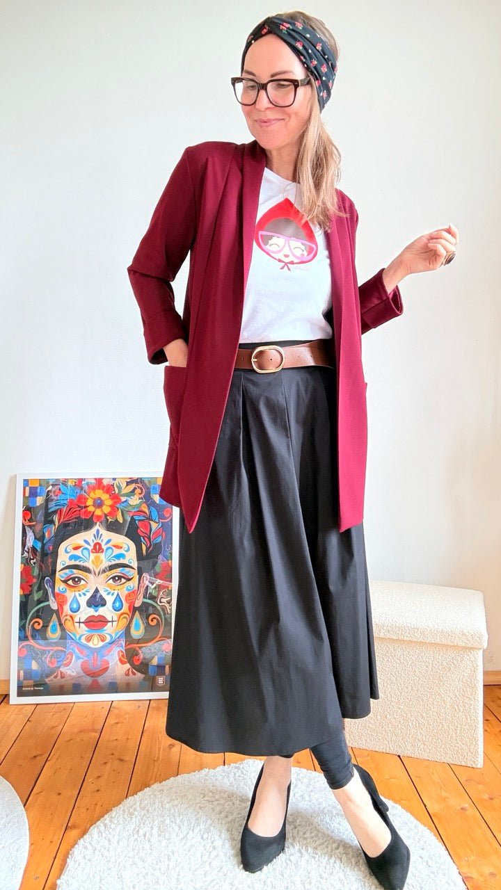 Blazer Cleo Cherry - FROLLEIN KÄTHE Shop