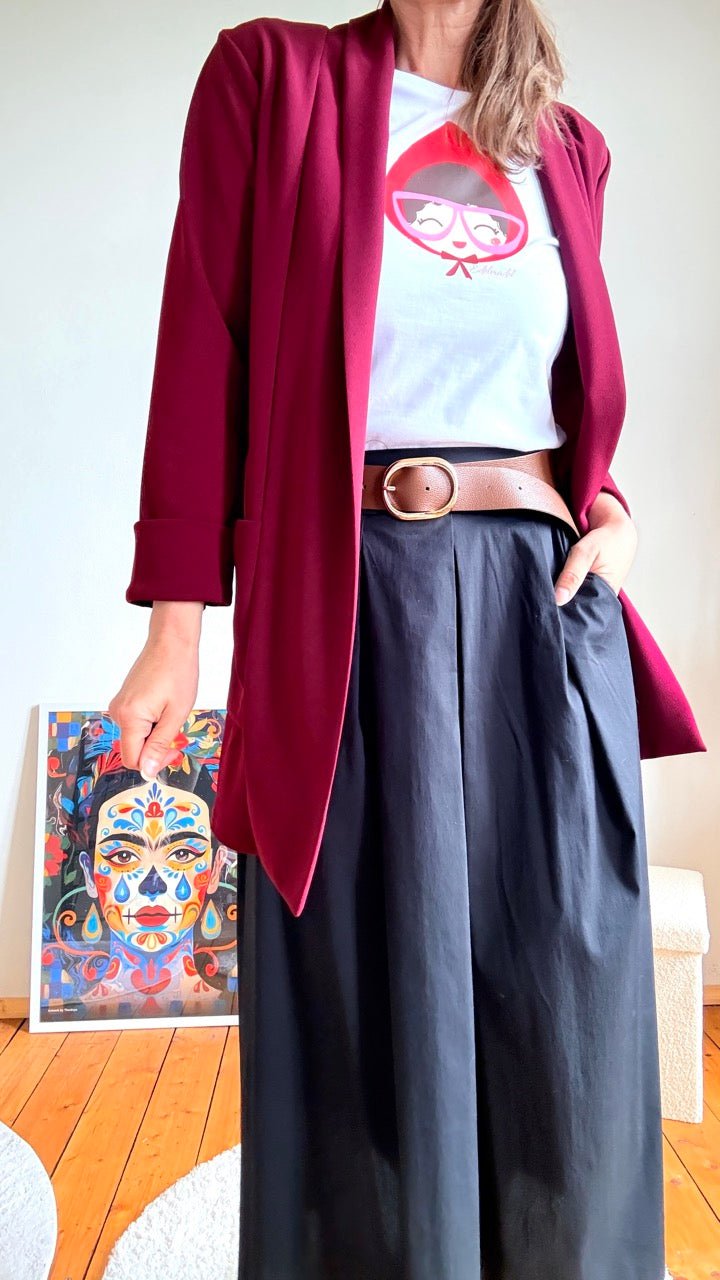 Blazer Cleo Cherry - FROLLEIN KÄTHE Shop