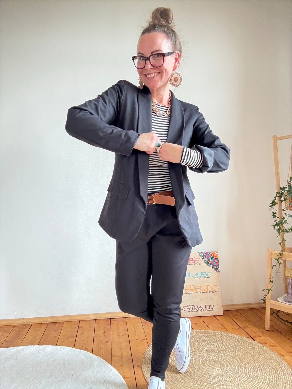 Blazer Cleo Schwarz - FROLLEIN KÄTHE Shop