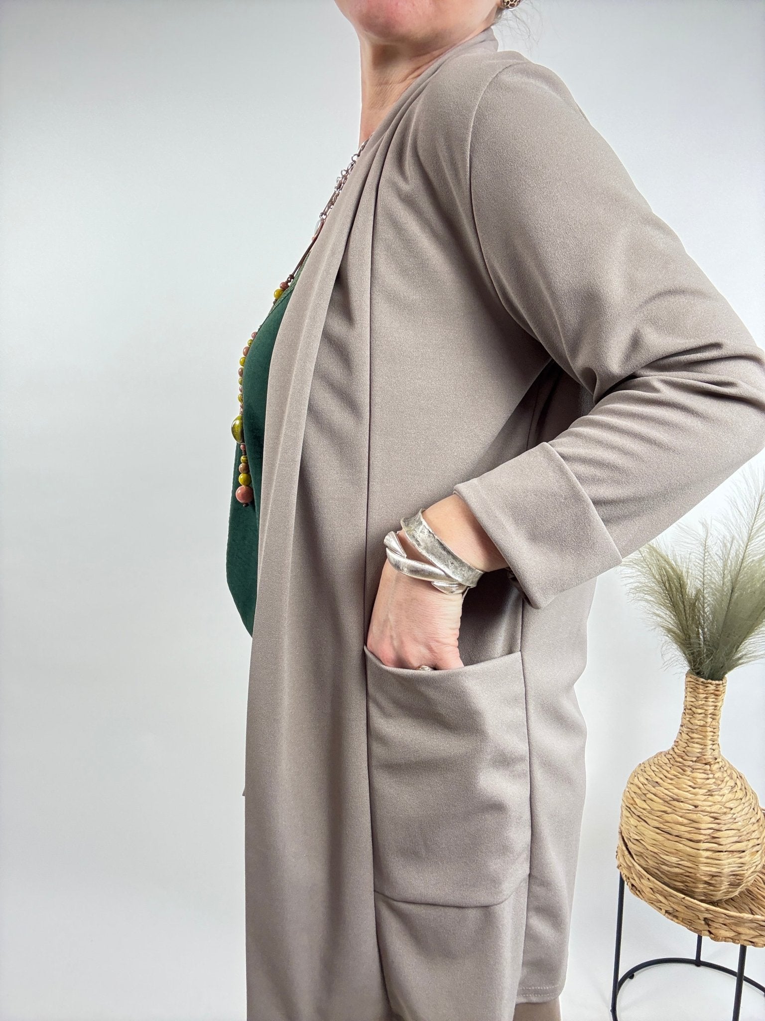 Blazer Cleo Taupe - FROLLEIN KÄTHE Shop