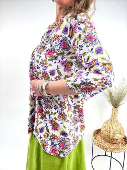 Bluse Bille Weiß - FROLLEIN KÄTHE Shop