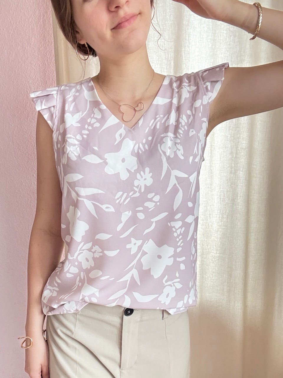 Bluse Charly Alt Rose - FROLLEIN KÄTHE Shop