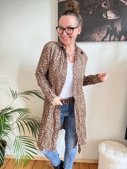 Bluse Lang mit Wildledereffekt - FROLLEIN KÄTHE Shop