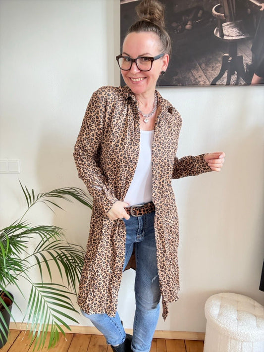Bluse Lang mit Wildledereffekt - FROLLEIN KÄTHE Shop
