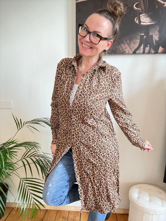 Bluse Lang mit Wildledereffekt - FROLLEIN KÄTHE Shop