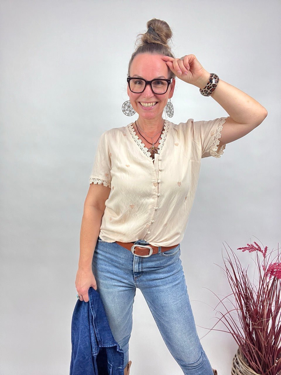 Bluse Lissi Cream - FROLLEIN KÄTHE Shop