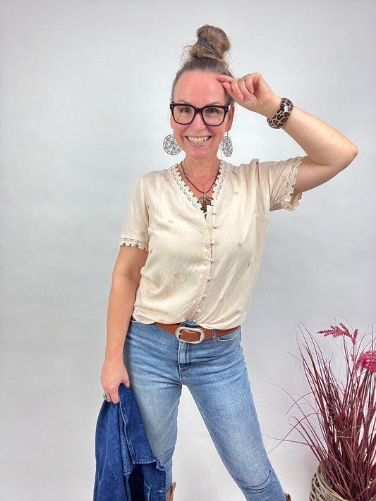 Bluse Lissi Cream - FROLLEIN KÄTHE Shop