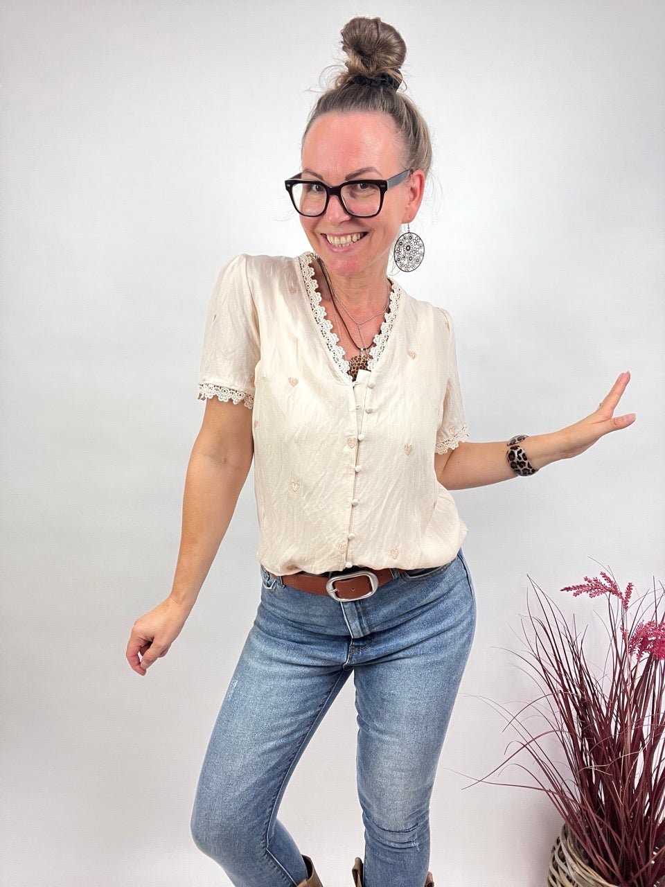 Bluse Lissi Cream - FROLLEIN KÄTHE Shop