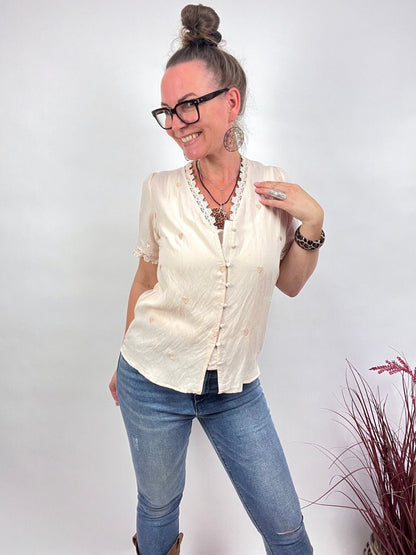 Bluse Lissi Cream - FROLLEIN KÄTHE Shop