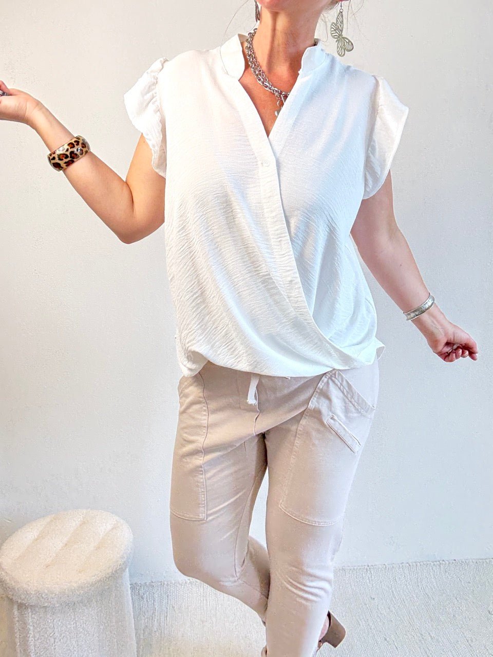 Bluse Liv Weiß - FROLLEIN KÄTHE Shop
