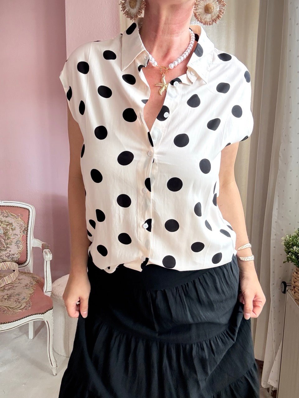Bluse Lula Cream - FROLLEIN KÄTHE Shop