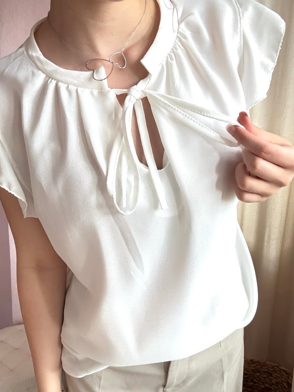 Bluse Maria Weiß - FROLLEIN KÄTHE Shop