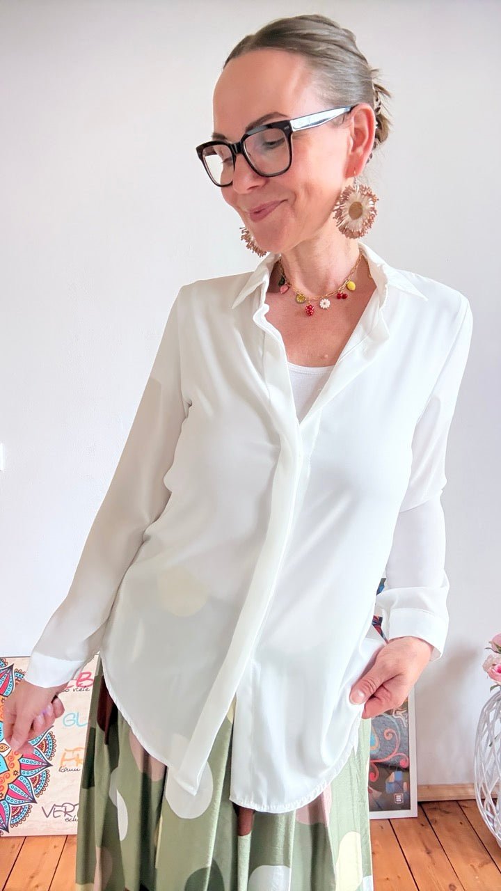 Bluse Mila Weiß - FROLLEIN KÄTHE Shop