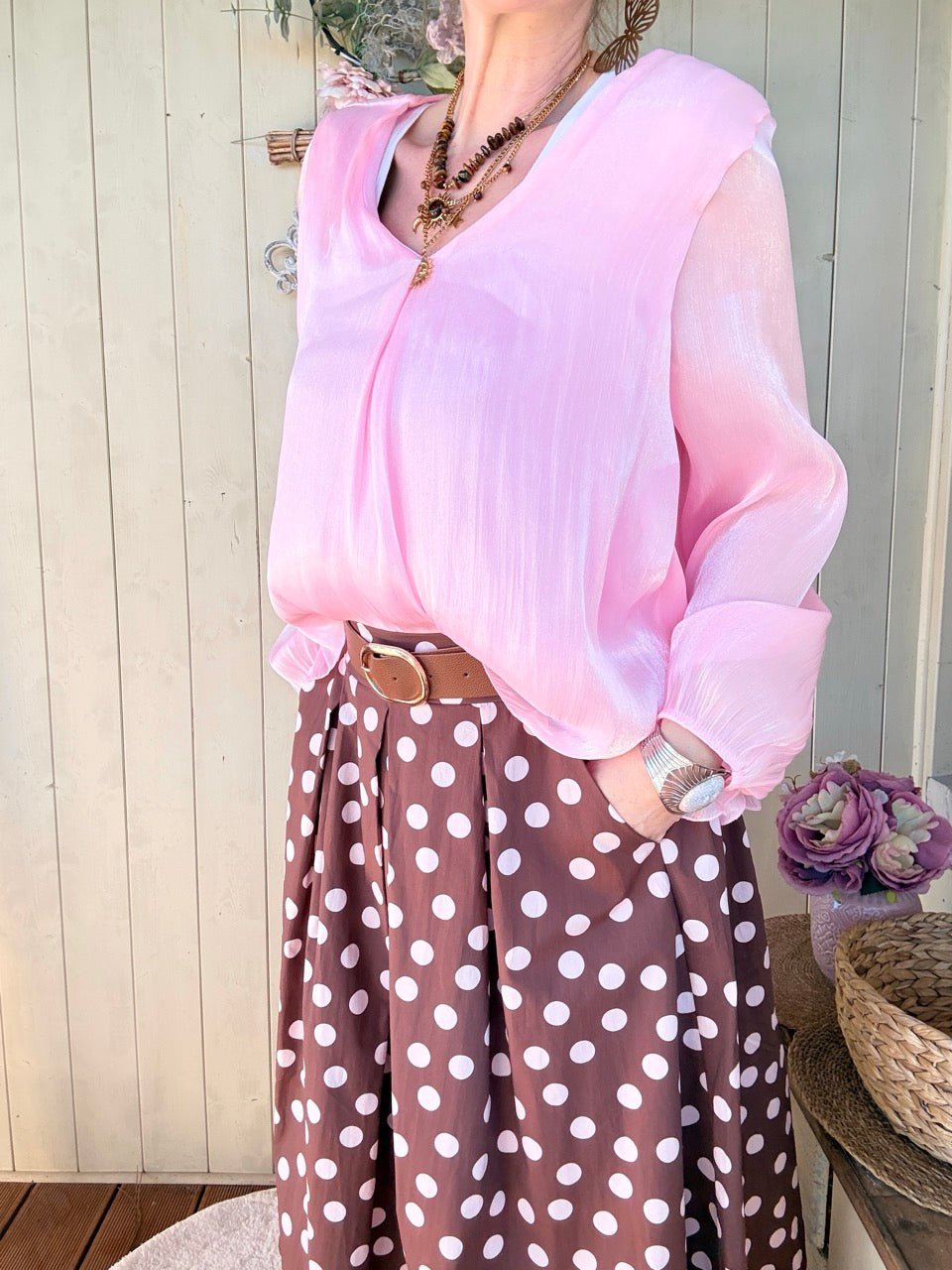 Bluse Paloma Rose - FROLLEIN KÄTHE Shop