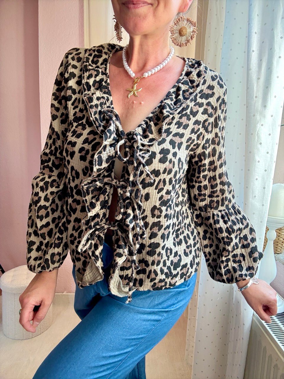 Bluse Sofia Leo - FROLLEIN KÄTHE Shop