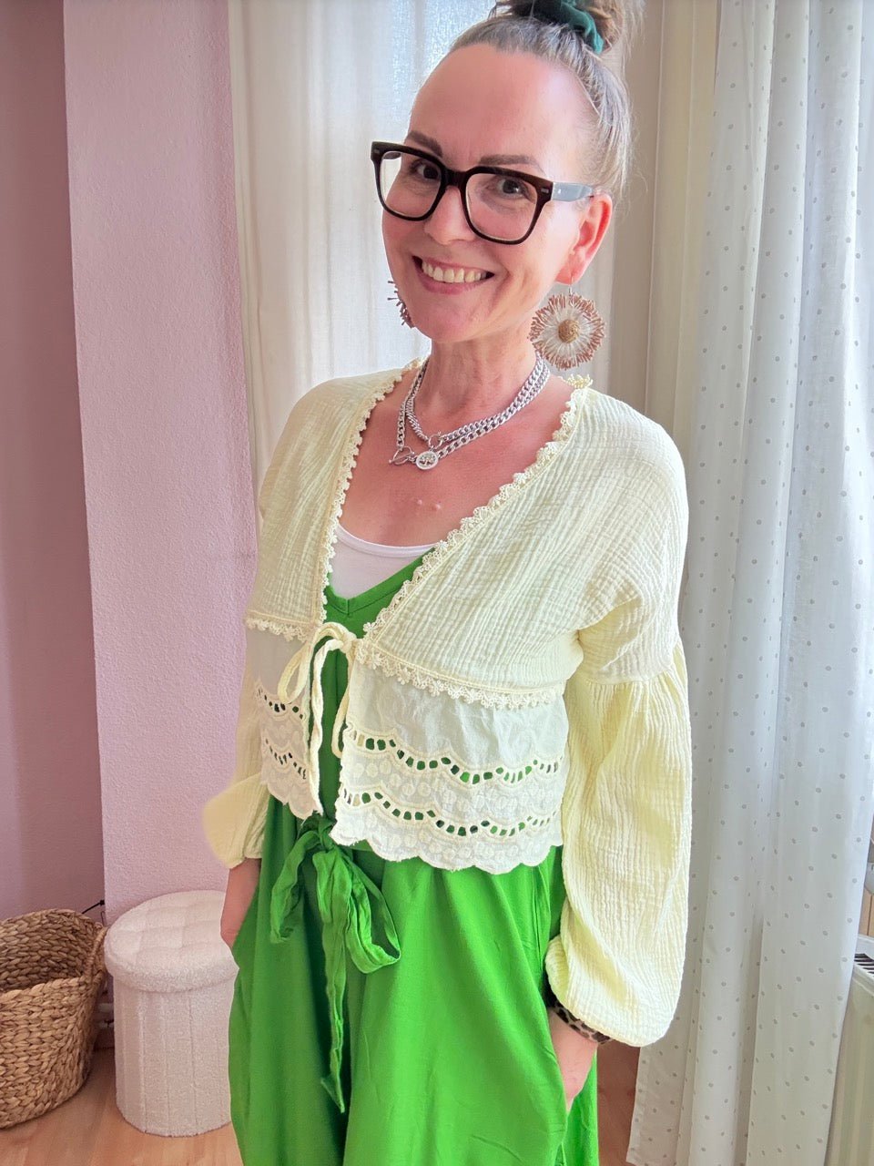 Bluse Sweetheart Lemon - FROLLEIN KÄTHE Shop