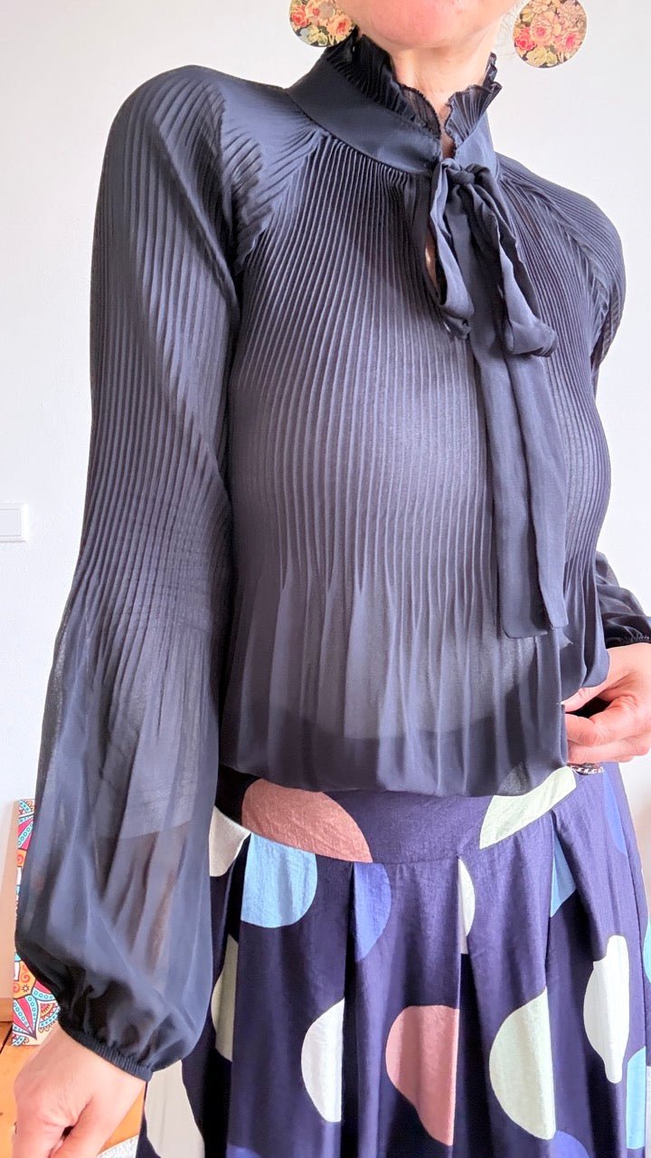 Bluse Swing Swing Dunkelblau - FROLLEIN KÄTHE Shop