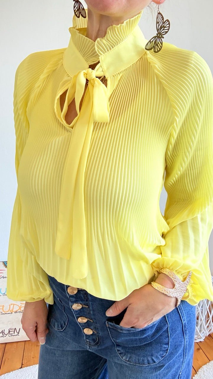 Bluse Swing Swing Gelb - FROLLEIN KÄTHE Shop