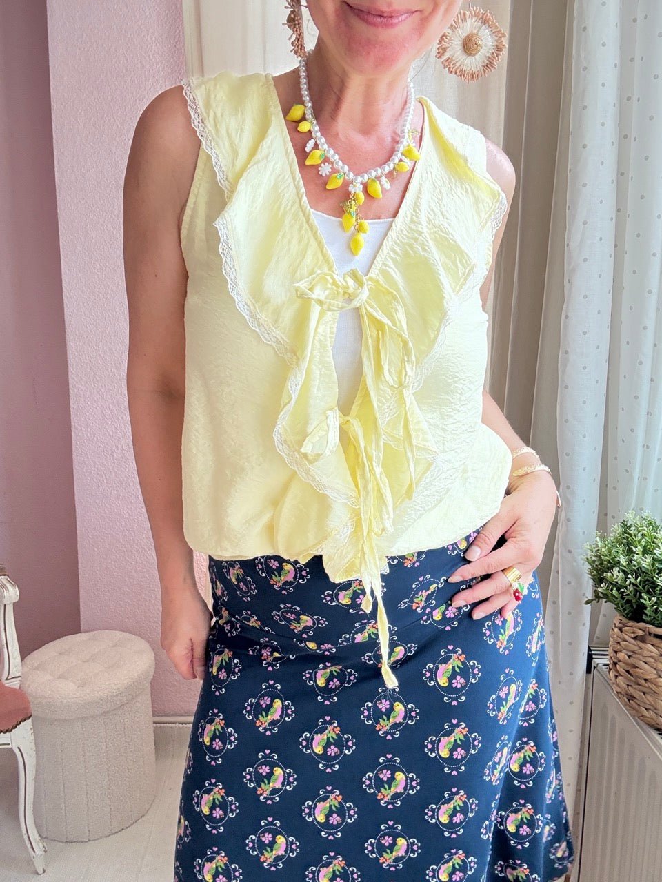 Bluse Tilli Citrus - FROLLEIN KÄTHE Shop