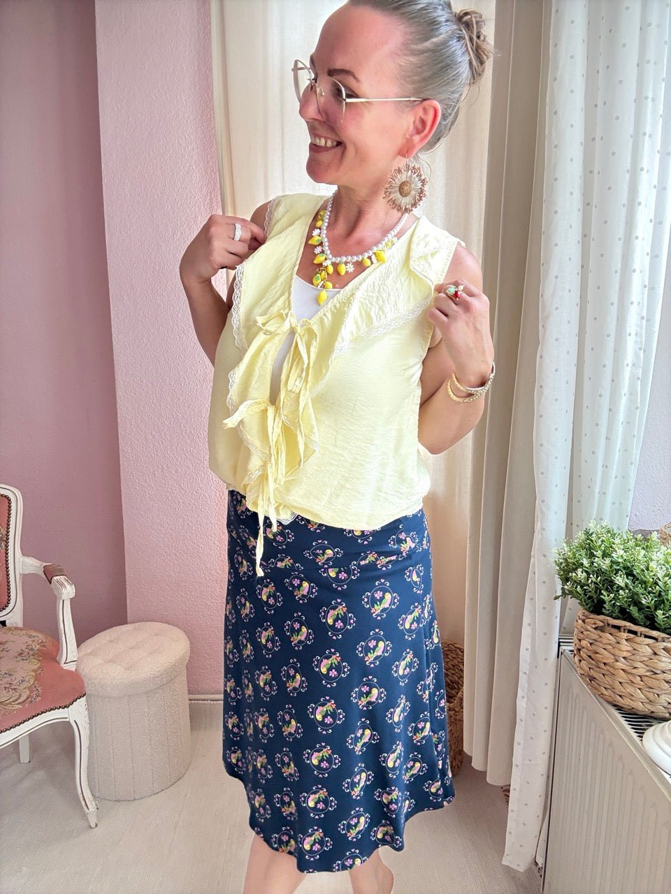 Bluse Tilli Citrus - FROLLEIN KÄTHE Shop