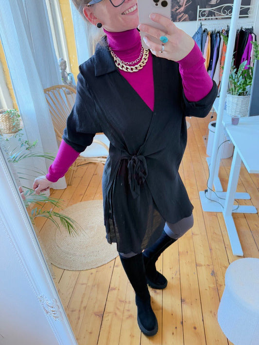 Bluse Vicki Schwarz - FROLLEIN KÄTHE Shop