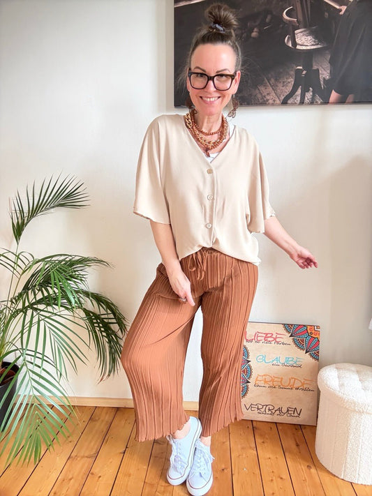Blusen Shirt Mia Cream - FROLLEIN KÄTHE Shop