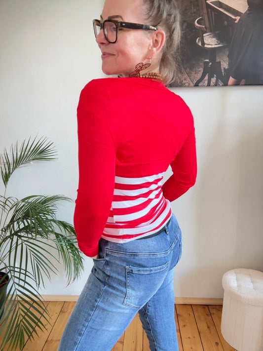 Bolero Jacke Rot - FROLLEIN KÄTHE Shop