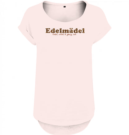 Shirt Edelmädel Slub Leo Logo