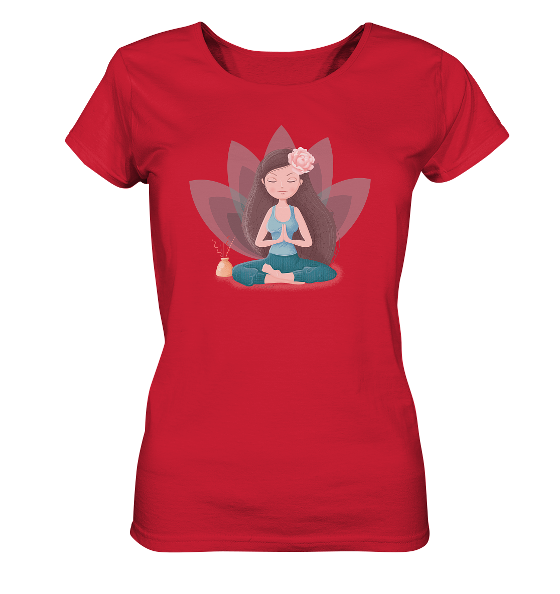 Edelmädel Bio Shirt Yoga Girl in vielen Farben