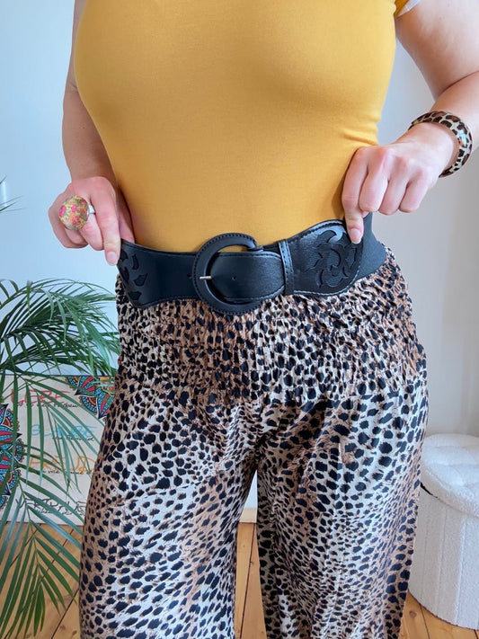 Gürtel Boho Elastic Schwarz - FROLLEIN KÄTHE Shop