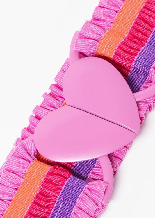 Gürtel Herzband Color Rosa Violett - FROLLEIN KÄTHE Shop
