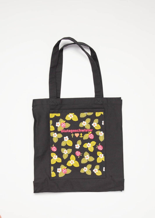 Handtasche Erdbeernascherl Schwarz - FROLLEIN KÄTHE Shop