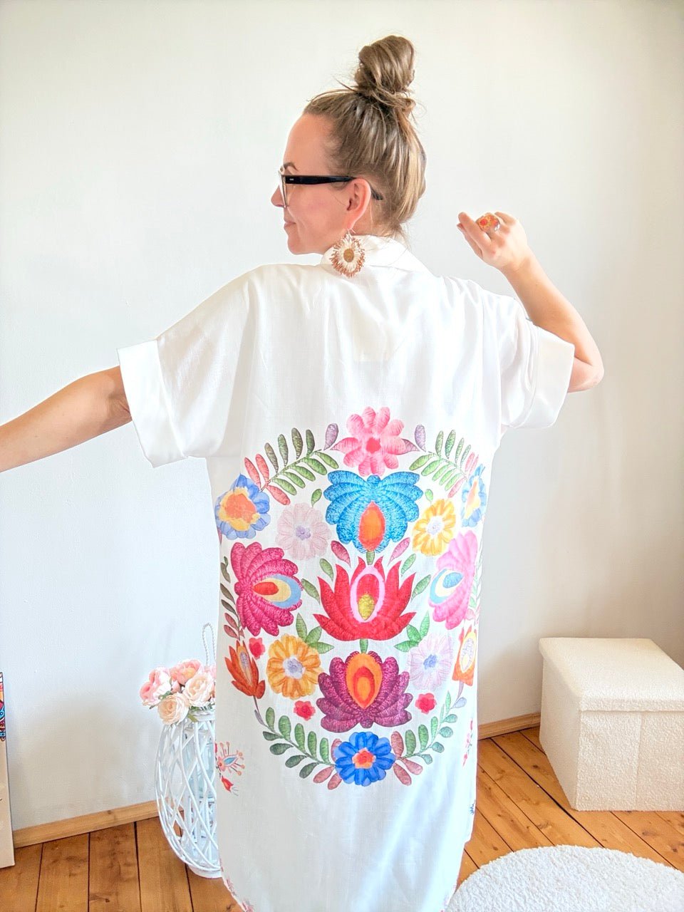 Hemd Kleid Nahtlos Schön Weiß - FROLLEIN KÄTHE Shop