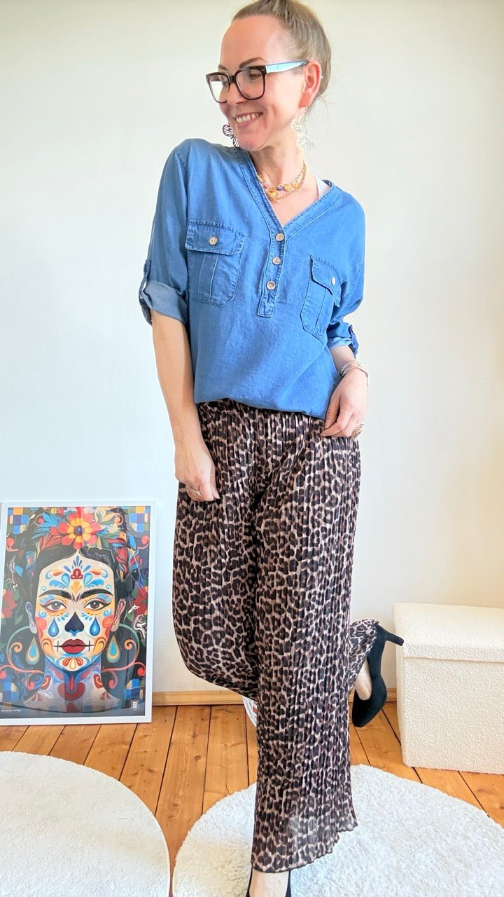 Hemdbluse Lara Denim - FROLLEIN KÄTHE Shop