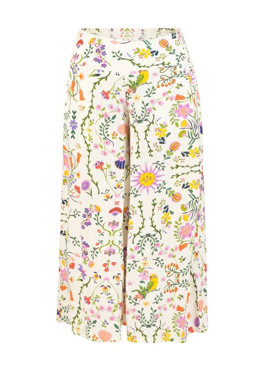 Hose Culotte Lucky Weiß - FROLLEIN KÄTHE Shop