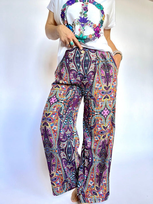 Hose Felina Violett - FROLLEIN KÄTHE Shop