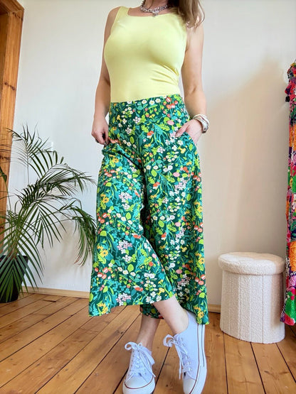 Hose Flotte Culotte My Garden Grün - FROLLEIN KÄTHE Shop