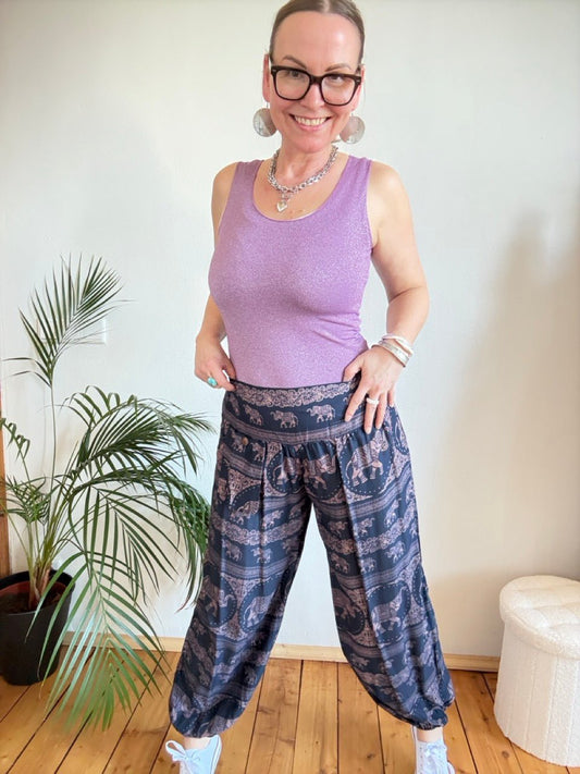 Hose Ganesha Blau - FROLLEIN KÄTHE Shop