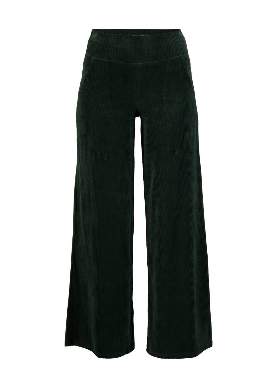 Hose High Waist Culotte Tannengrün - FROLLEIN KÄTHE Shop