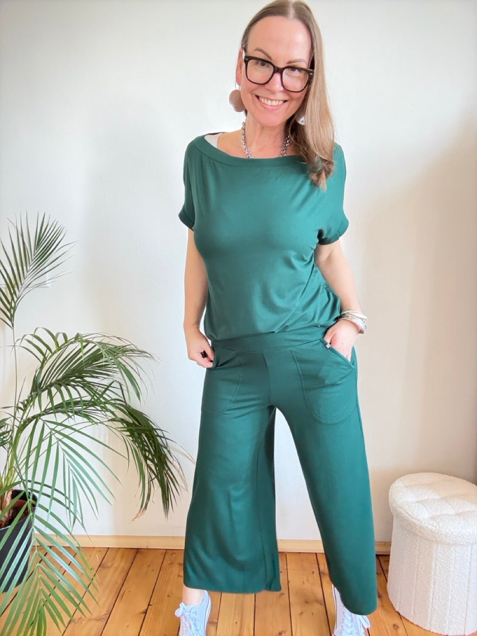 Hose Hotte Culotte Grün - FROLLEIN KÄTHE Shop